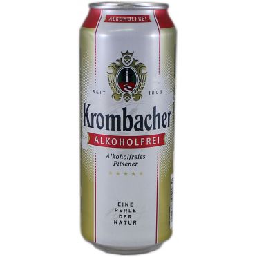 Canette Krombacher sans alcool 50cl